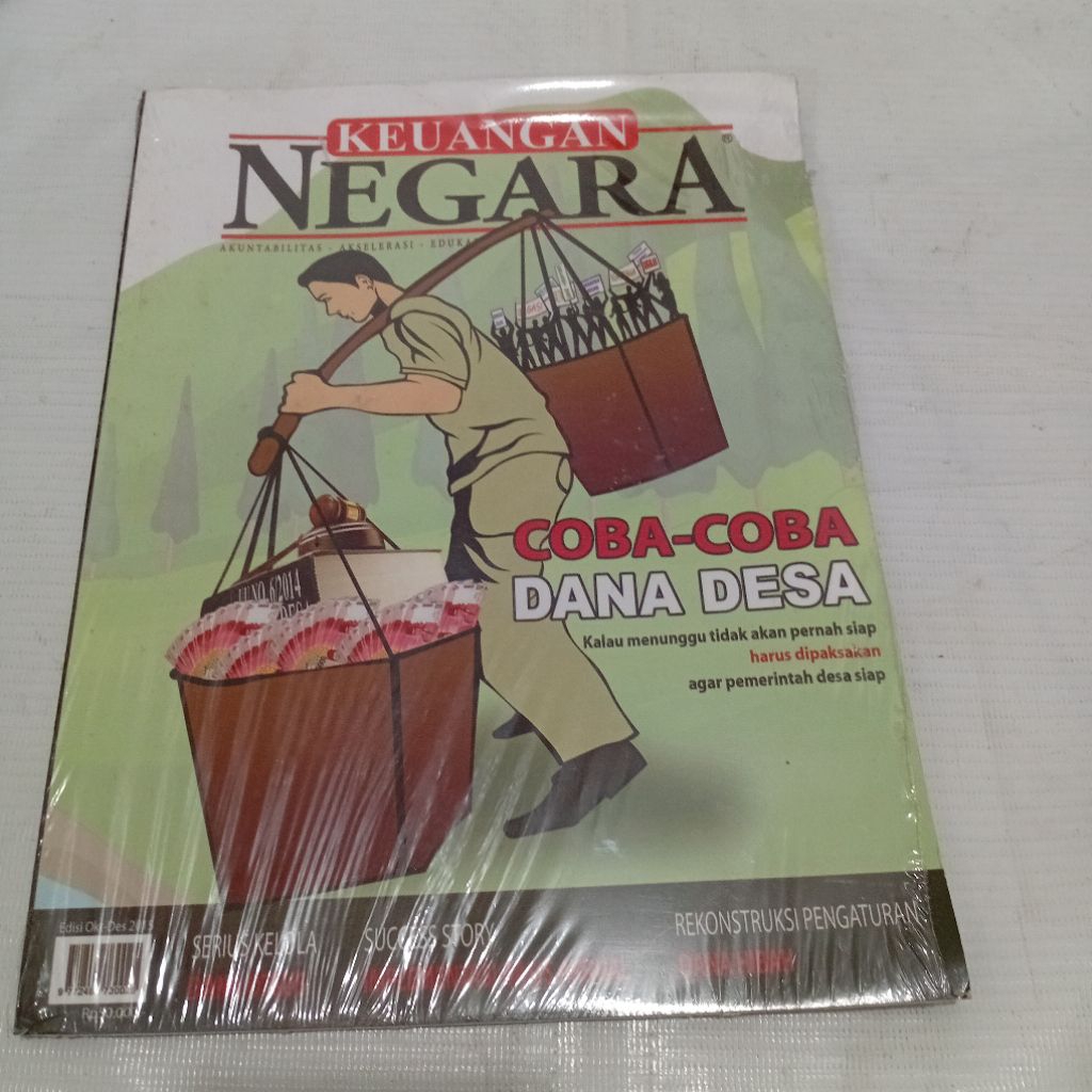 MAJALAH KEUANGAN NEGARA STOCK LAMA ORI BARU