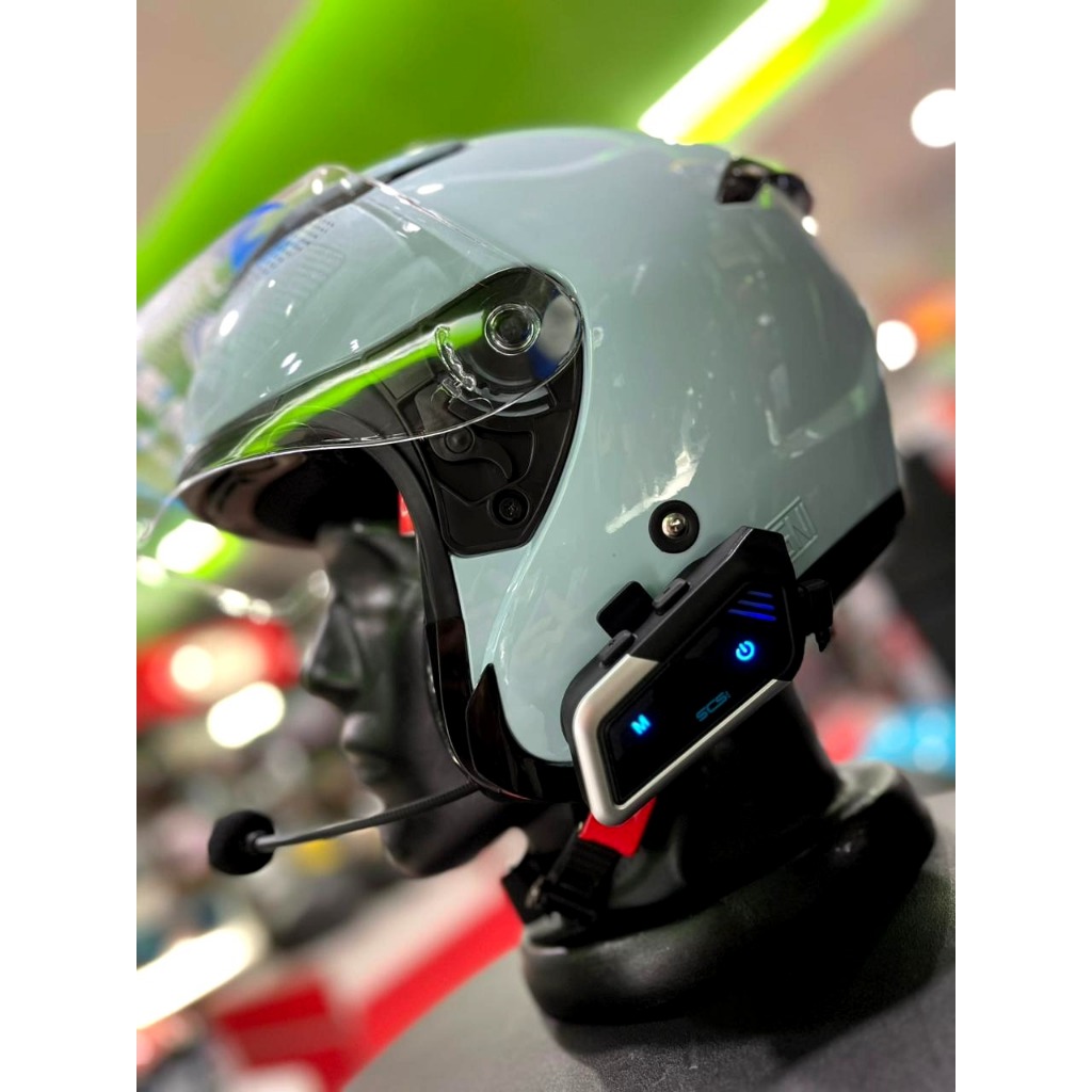 Intercom Helm SCS S9XM Bluetooth 5.3 Terbaru Lengkap Music Sharing