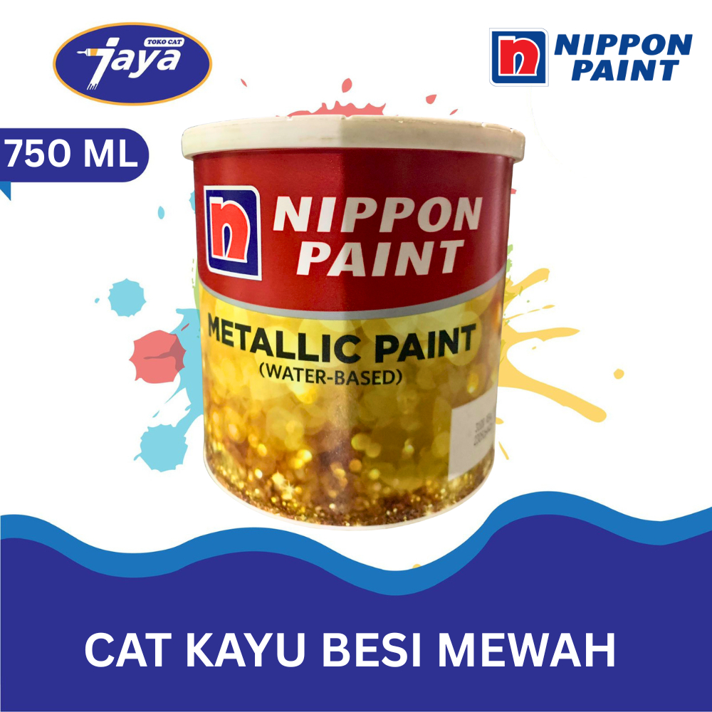 Cat waterbased Kayu Besi Logam Nippon Paint Metalic Paint