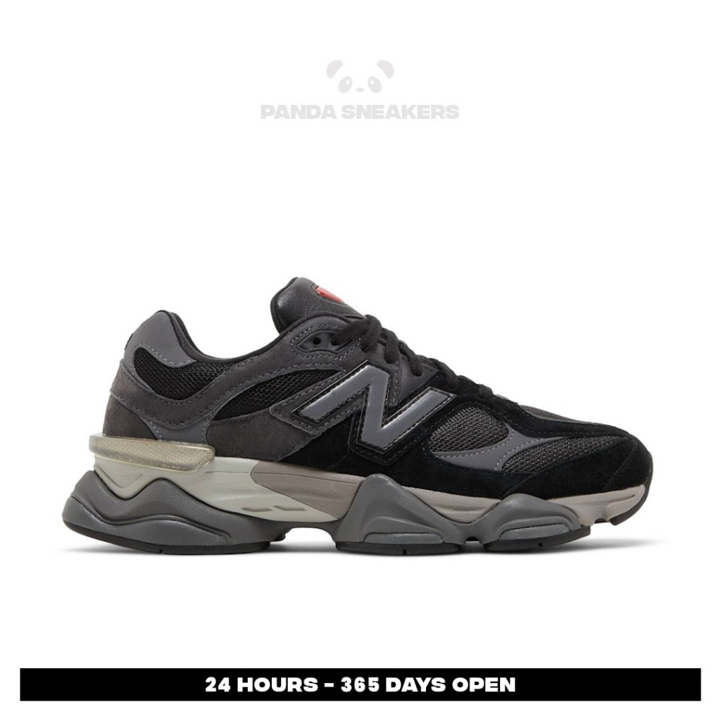 Sepatu New Balance NB 9060 Black Castlerock Casual Gym Olahraga Joging Pria Wanita Sport
