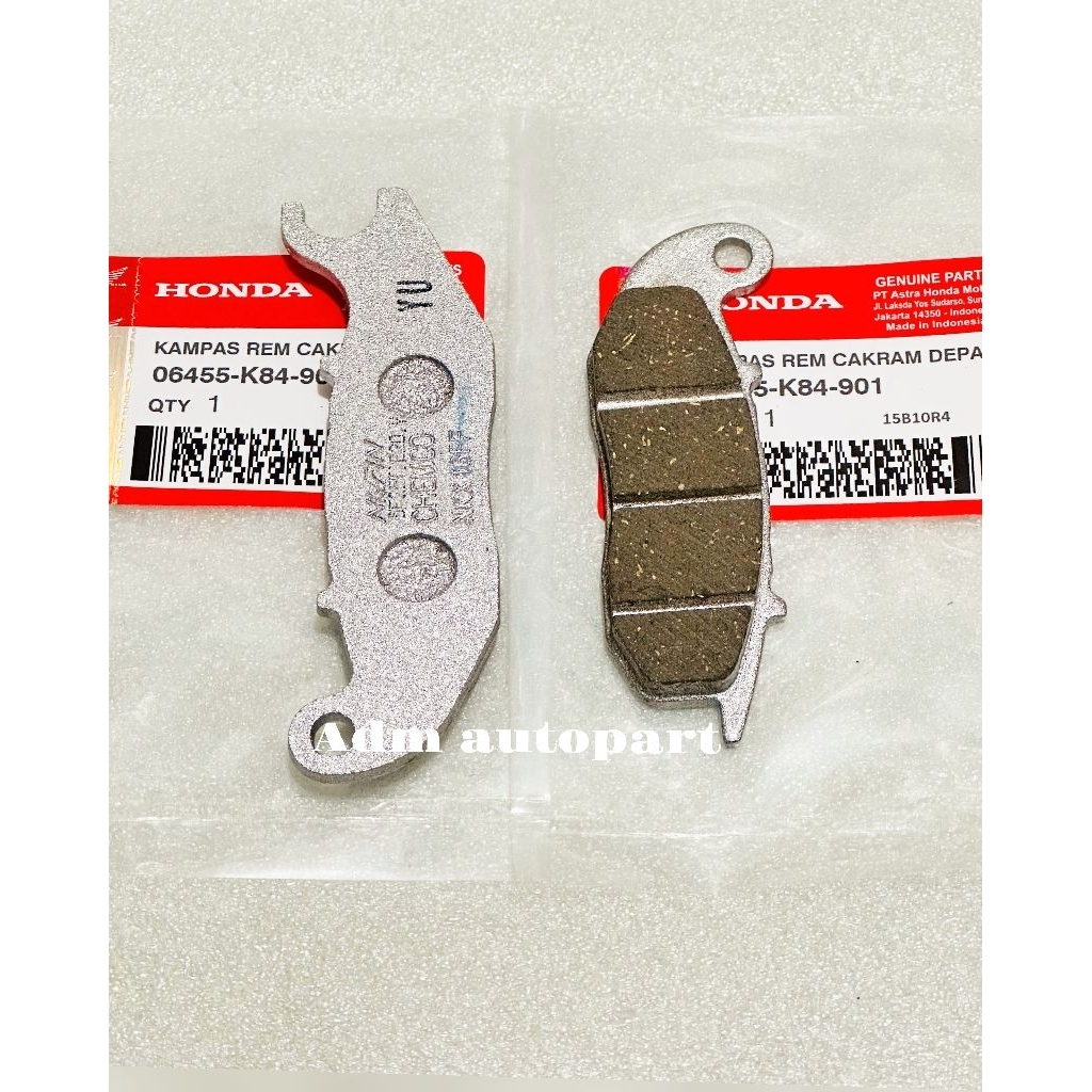 KAMPAS REM DEPAN PED SET FR (ABS) K84 PCX 160 ABS 2021-2025 ADV 160 ABS 2022-2025  ORI LOKAL