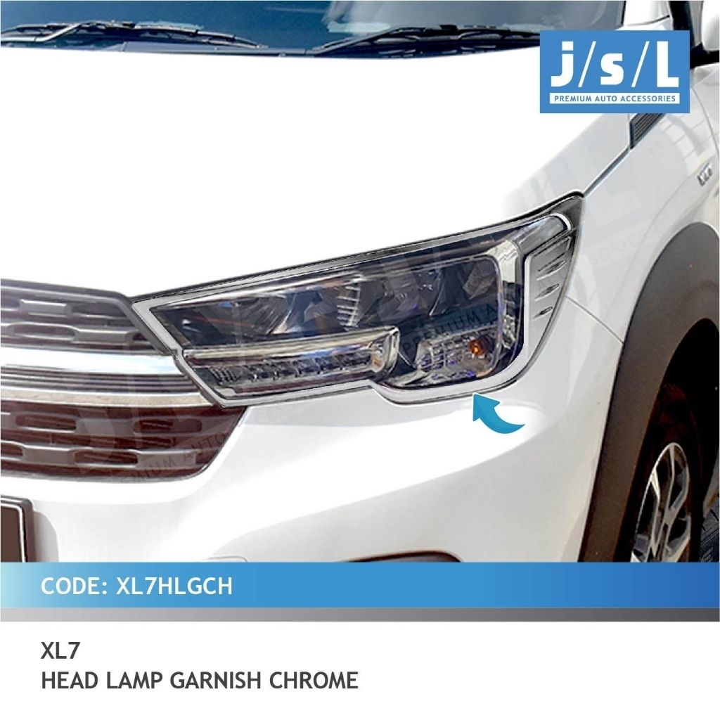 XL-7 XL7 Garnis List Lampu Depan CHROME 2pcs JSL (OPS)