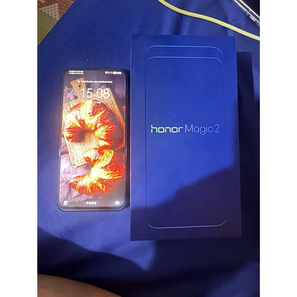 hp second honor magic 2 256gb 8gb full lengkap smartphone seken