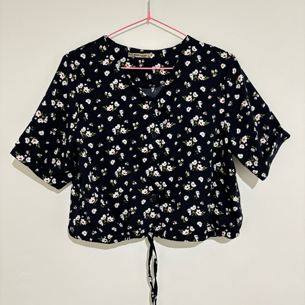 ADA WOMAN Crop Top Navy