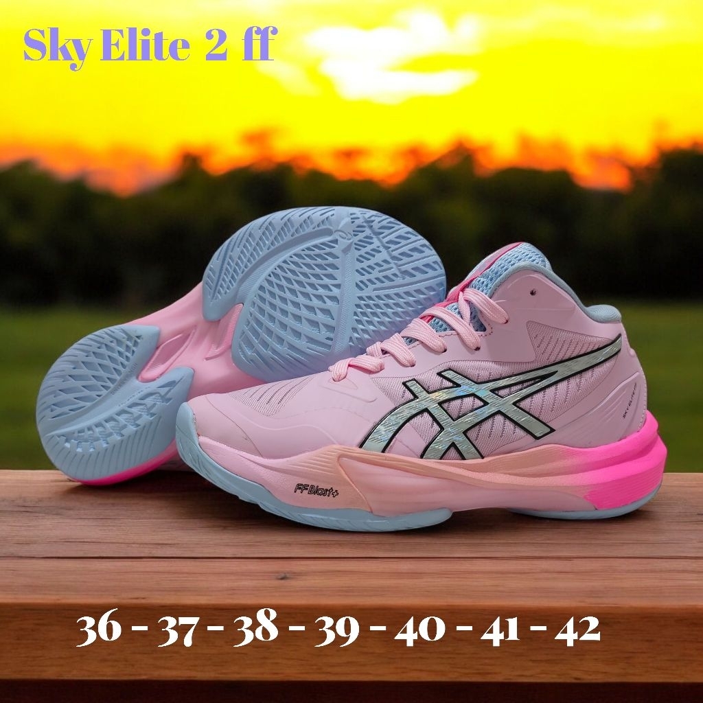 Sepatu Voli Wanita Model Sky Elite 2 ff - Sepatu Volly Anak Pria Wanita