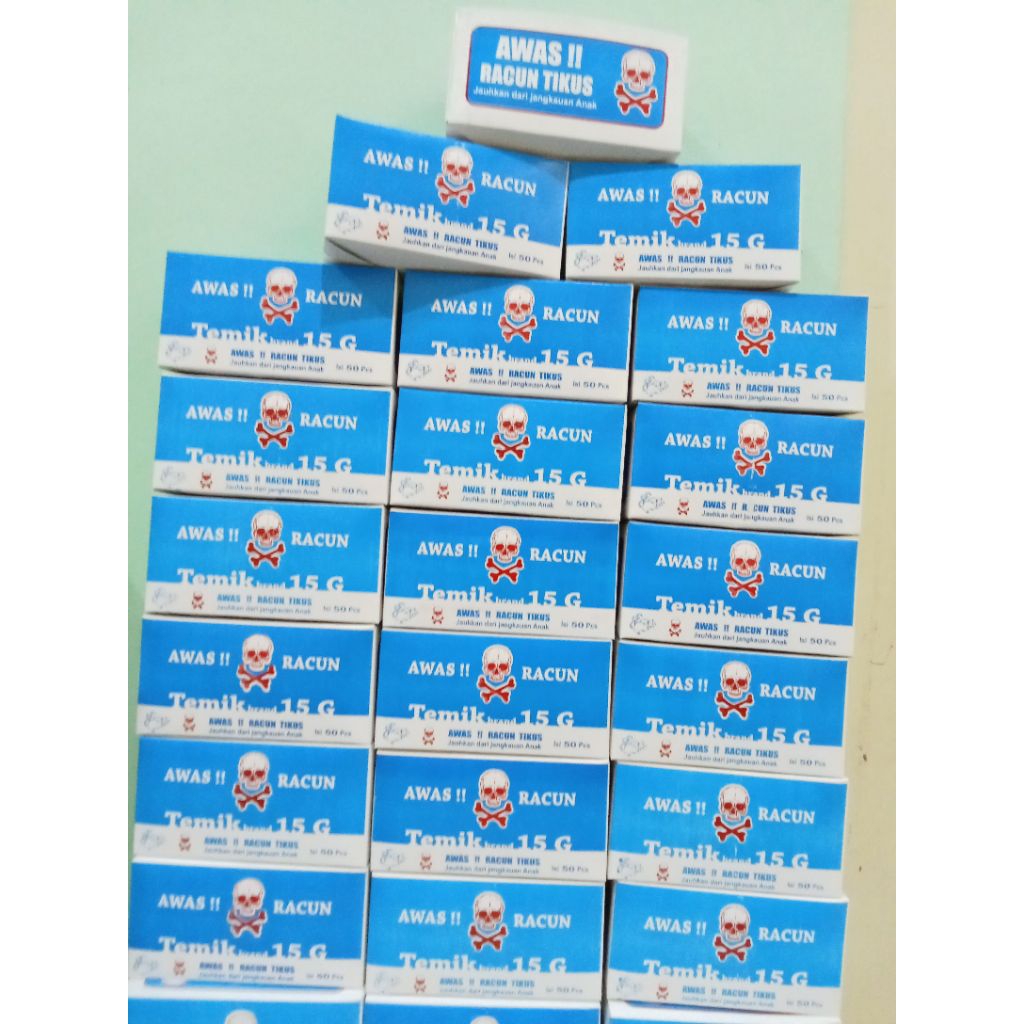 RACUN TIKUS BERAS,SANGAT AMPUH BASMI TIKUS,TEMIK BLUE