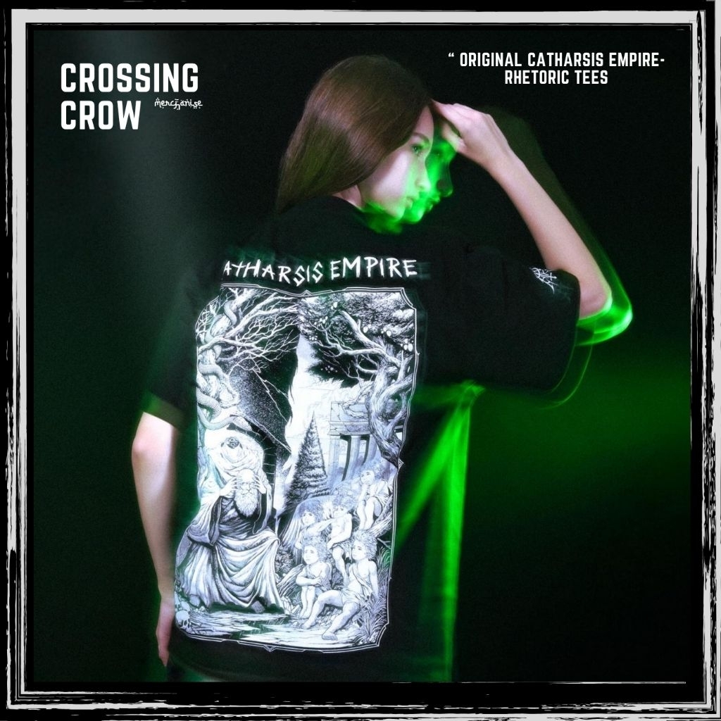 T shirt Catharsis Empire Original Artikel Rhetoric Tees + Bundle pack sticker