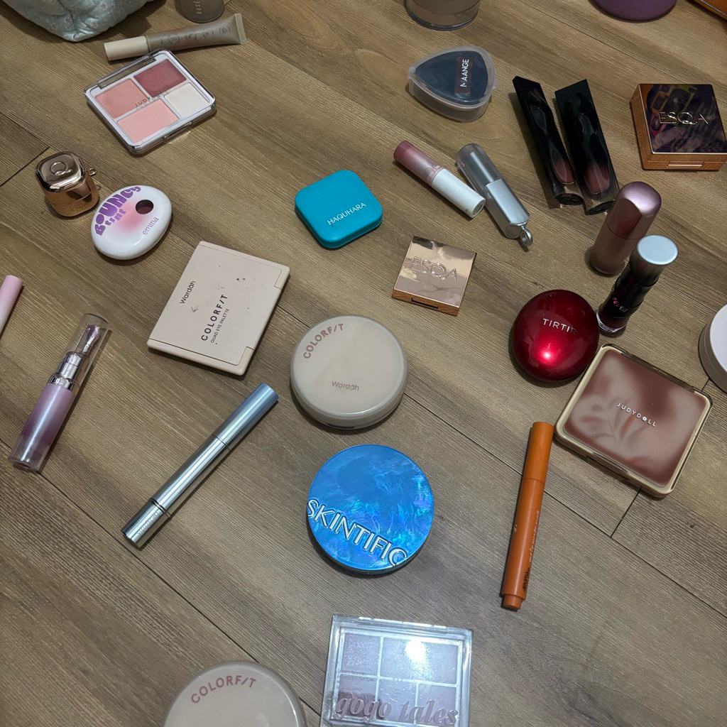 [PRELOVED SEMUA 50K] Preloved Makeup Wardah Colorfit Timephoria Liquid Blush Lip Gloss Skintific Cus
