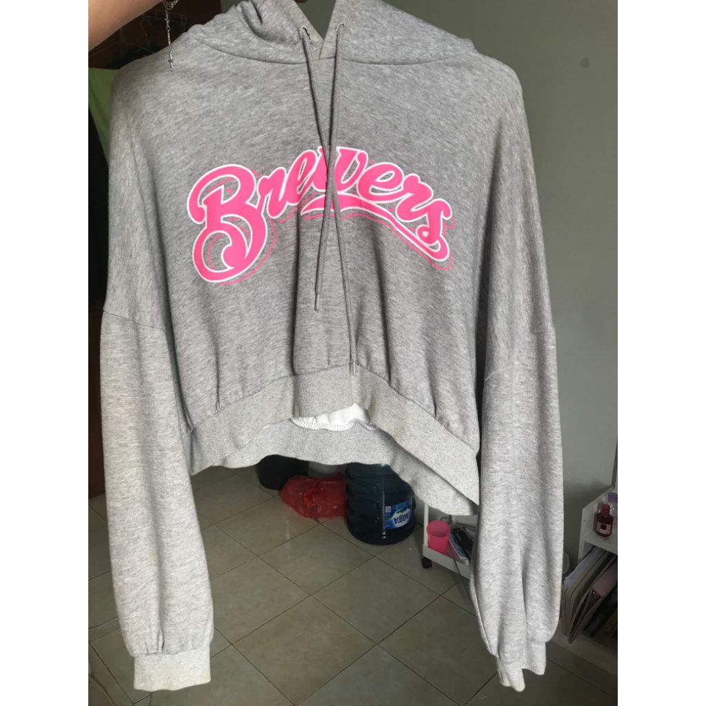 [PRELOVED] Hoodie Crop wanita