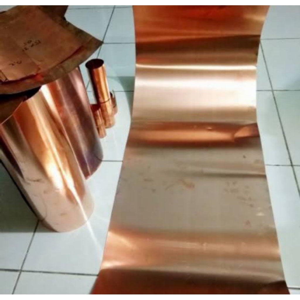 Plat Tembaga lembaran tebal 2mm x 50 cm x 50 cm