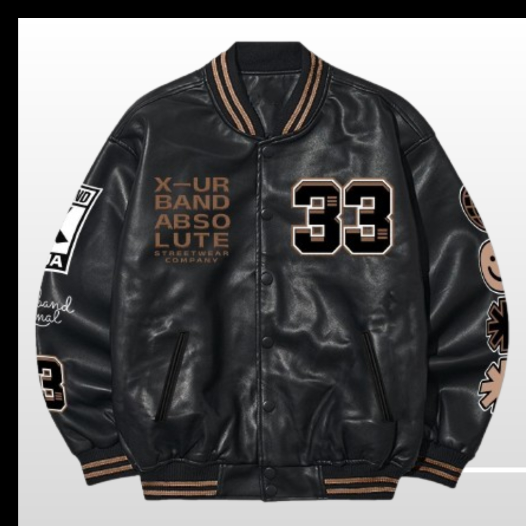 X Urband Absolute Jaket Varsity Leather Sintetis A505