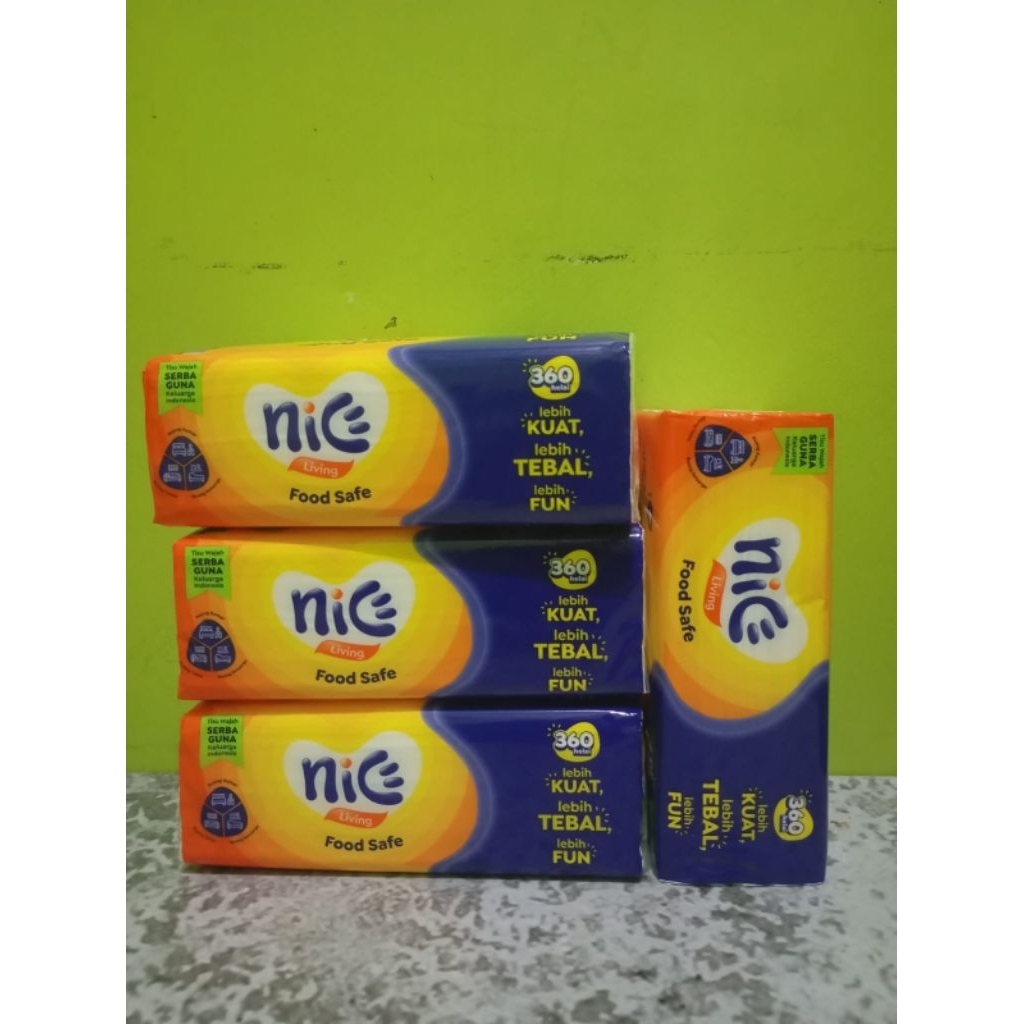 [PAKET ISI 4PCS] TISU NICE 360 HELAI/NICE TISSUE/TISU WAJAH NICE 360 HELAI