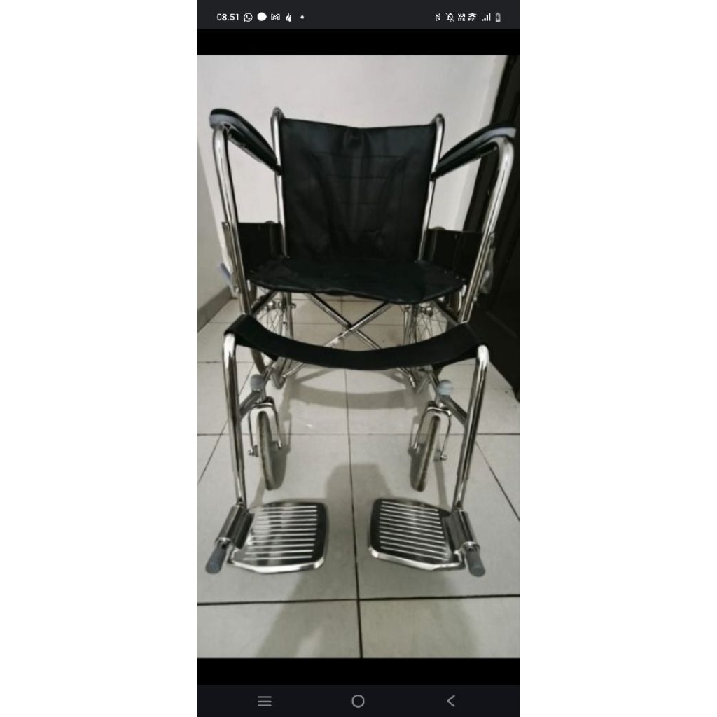 Kursi Roda Lipat Merk GEA FS - 871 Bekas Pakai (4 bulan)