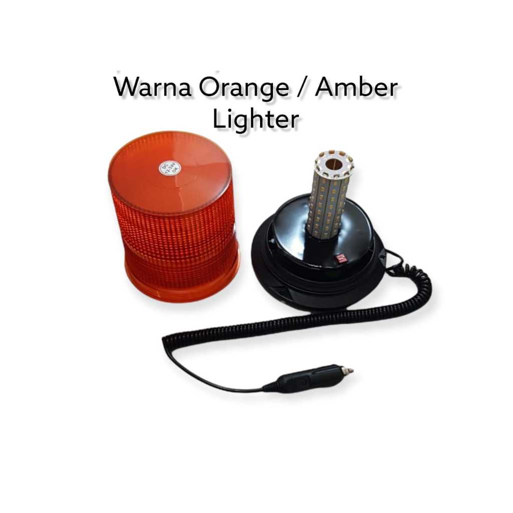 BARDOLF Lampu Rotary Magnet WL27 12-48V Amber LED WL 27 Kuning amber orange