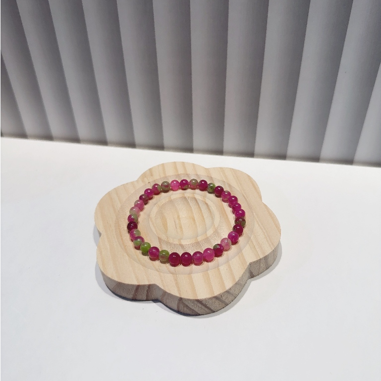 Crystel Aura - Gelang Tourmaline Watermelon 6mm