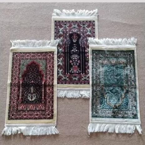 Sajadah Muka Yakar | Sajadah Sujud | Sajadah Bludru Tebal