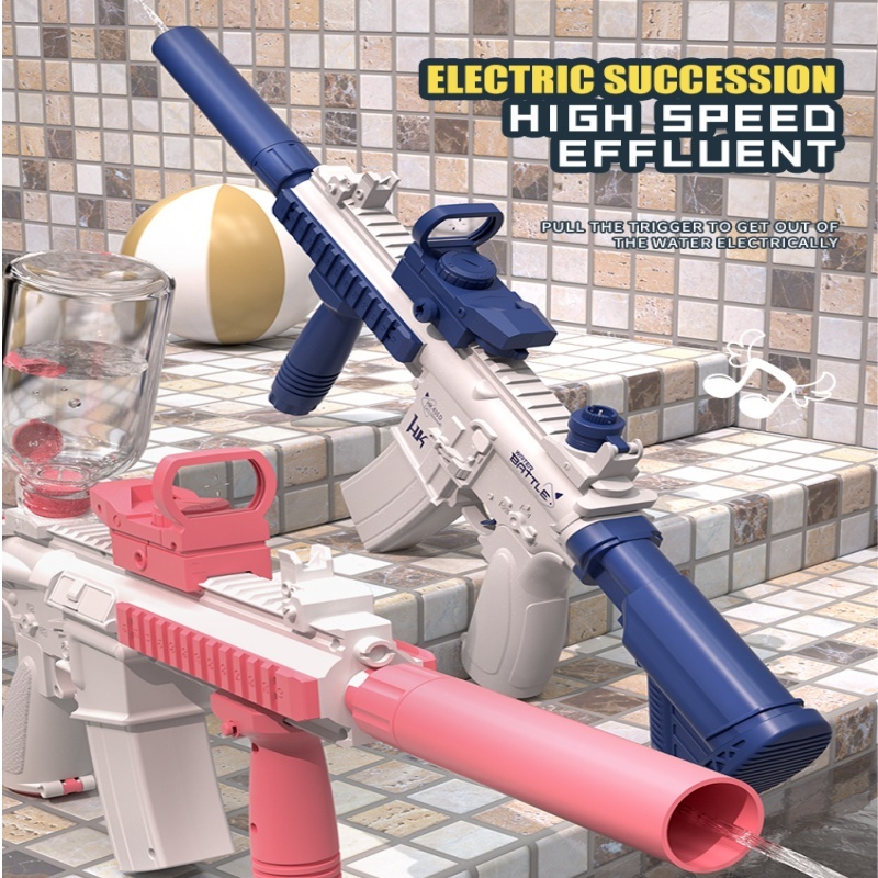 Pistol air listrik M416 pistol air tekanan tinggi pistol air otomatis mainan pistol air listrik