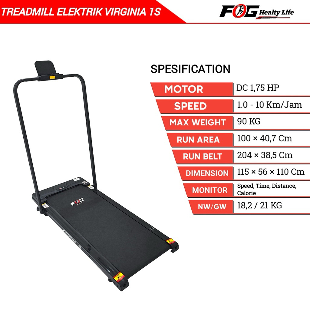 Treadmill automatis walking pad / rekomendasi treadmill elektrik murah / rekomendasi alat olahraga u