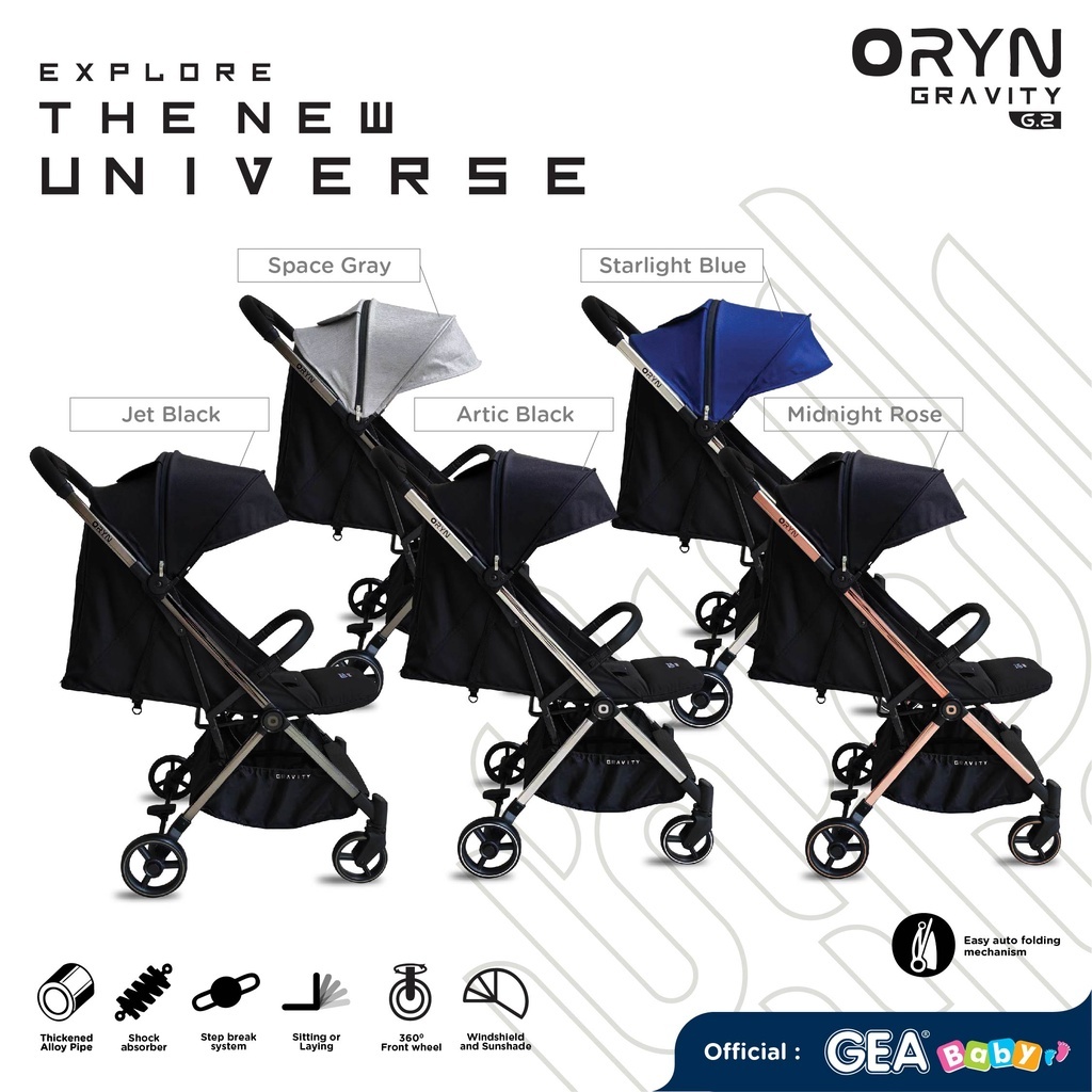 GEA Baby Gravity G2 Stroller / kereta dorong bayi