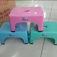 LION STAR BANGKU PENDEK JENGKOK JONGKOK PLASTIK ANTI SLIP KOTAK GZZ12 KURSI KECIL BANGKU PENDEK MURA