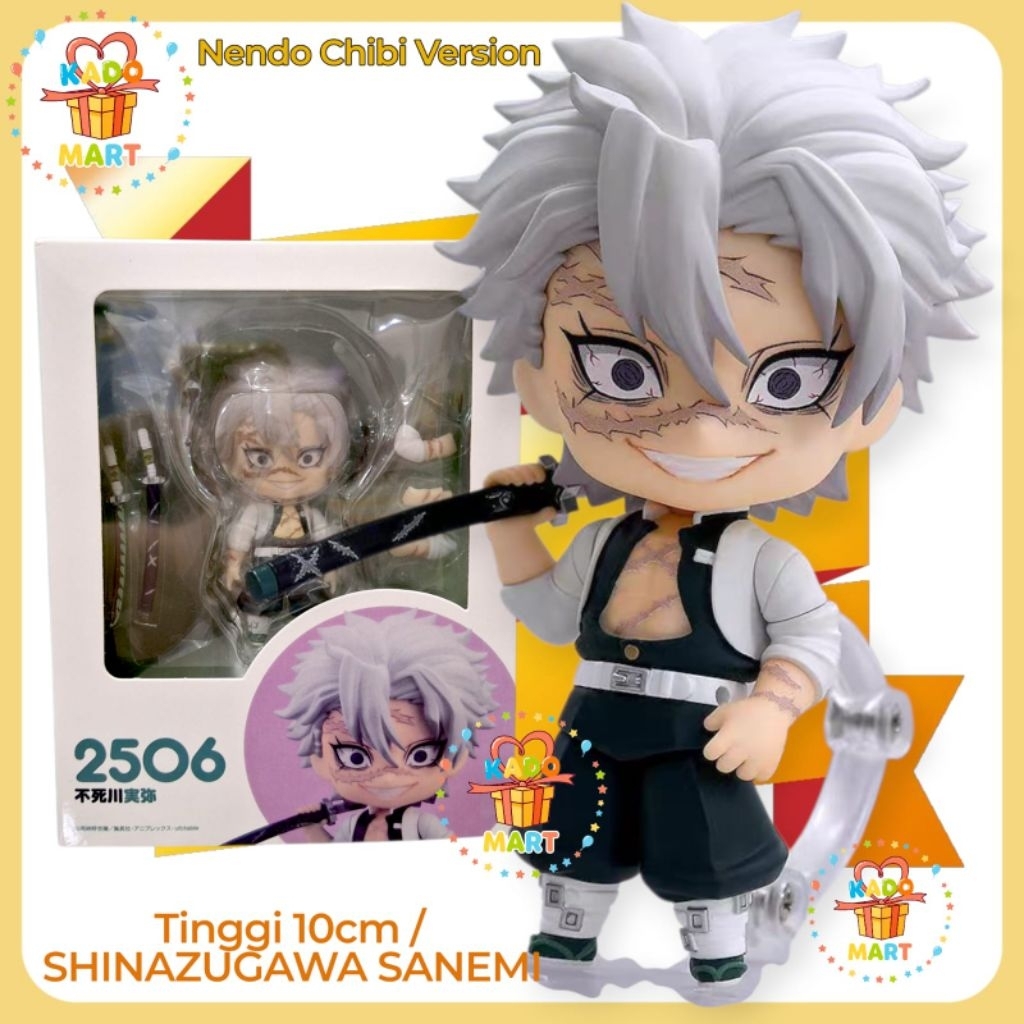 Figures Nendoroid Sanemi Shinazugawa 2506 Demon Slayer Kimetsu no Yaiba Action Figure Anime Chibi