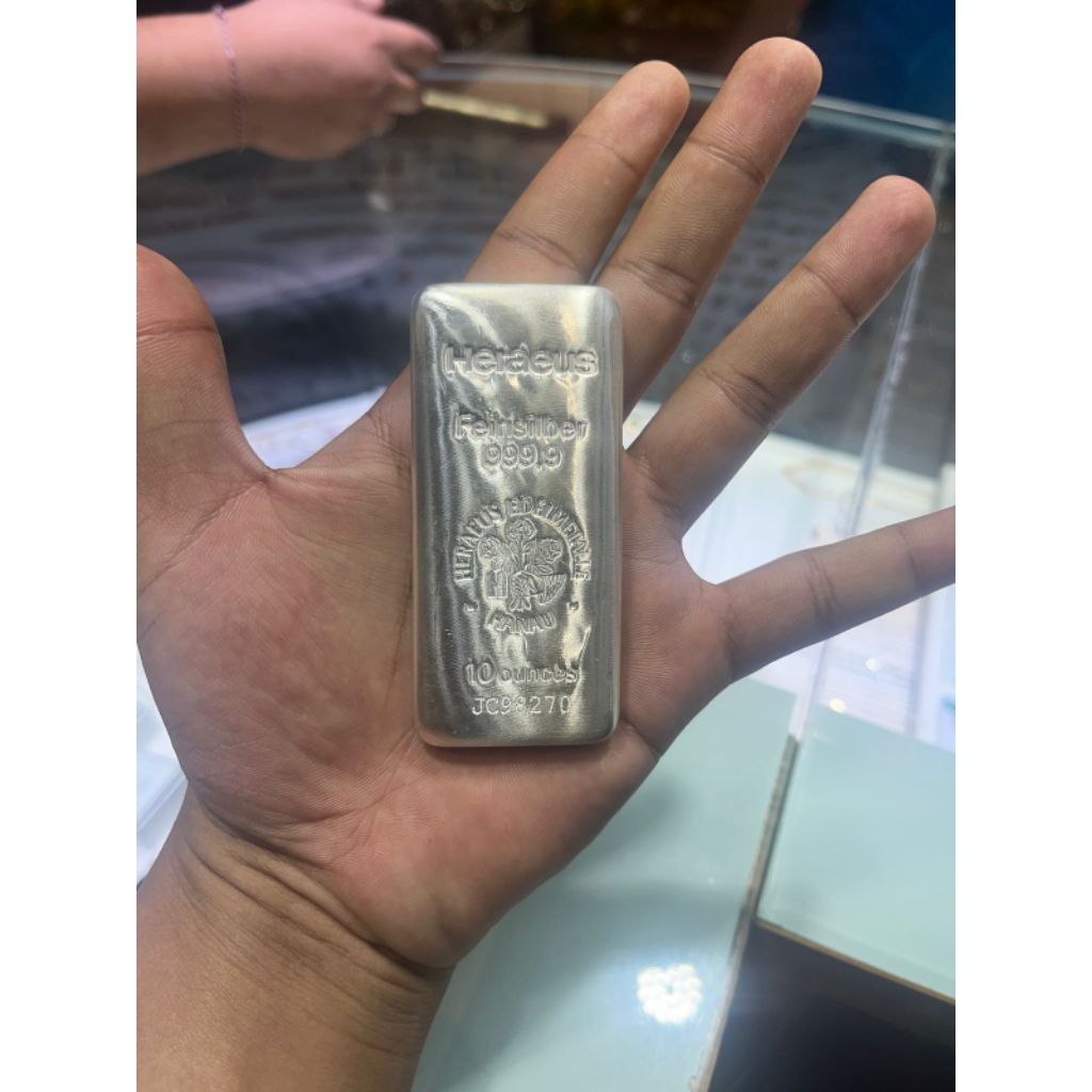 Perak Batangan 999.9 10 oz (311gram)