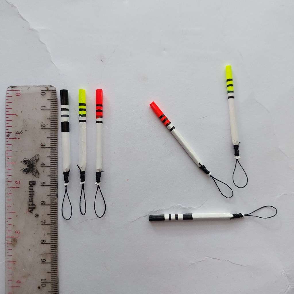 ( Isi 6 Pcs ) Pelampung Kumbul Merak 5 CM Warna Unik Langka Anti Luncur Cocok Untuk Mancing Ikan Mas