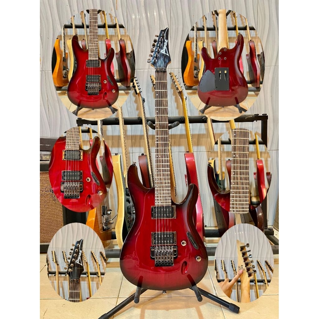 IBANEZ S520 Black Berry Sunburst