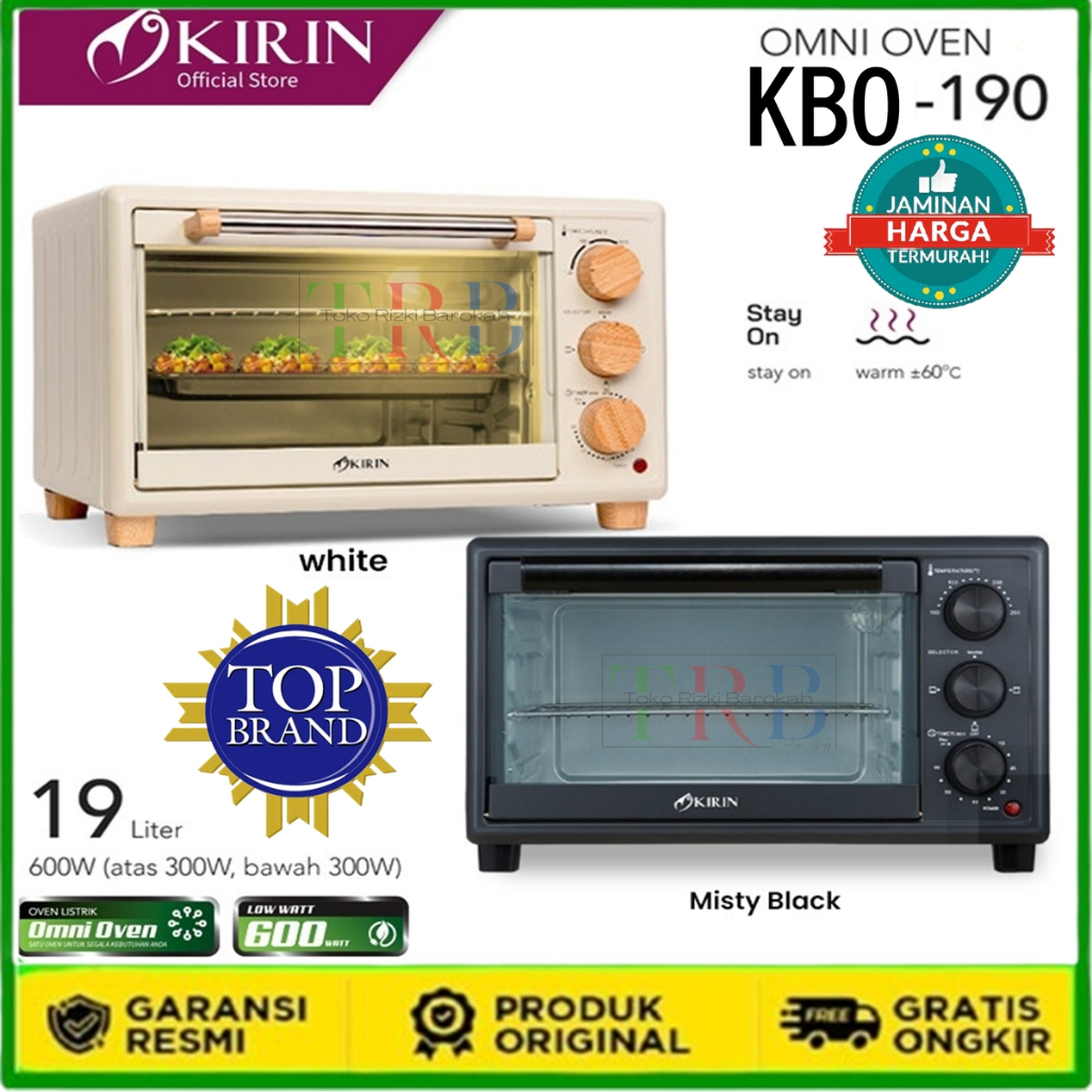 Super Promo - Oven Listrik Low Watt - KIRIN KBO 190 Low Watt Oven+Microwve Listrik 19Liter