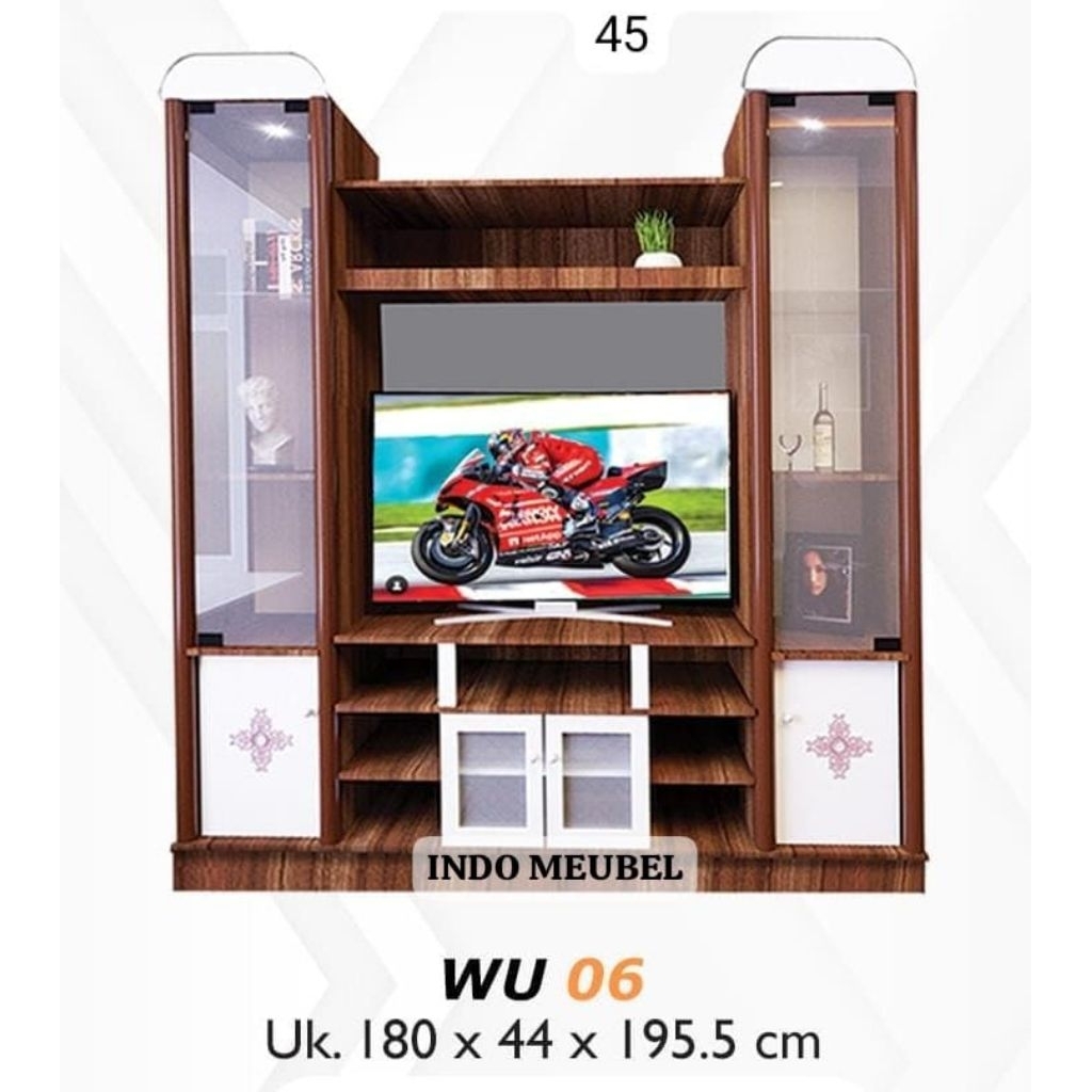 LEMARI HIAS BUFFET TV | BUFFET TV JUMBO | NEW MODERN KEKINIAN