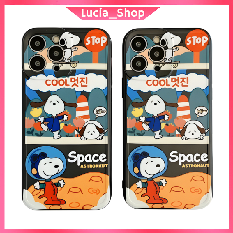 Case Oppo A16 A16S A54 4G Casing Softcase Dove Snoopy Space TPU Premium Cover Camera