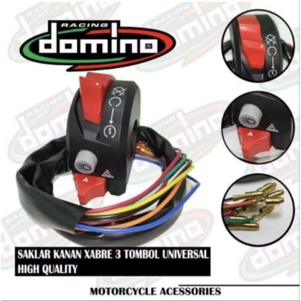 SAKLAR KANAN XABRE 3 TOMBOL UNIVERSAL/SAKLAR STATER XABRE 3TOMBOL UNIVERSAL.