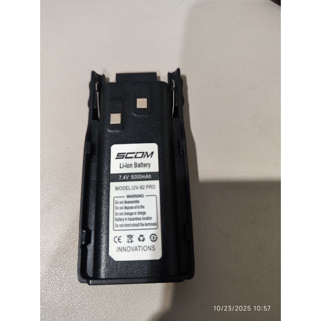 battery baterai scom uv92 pro