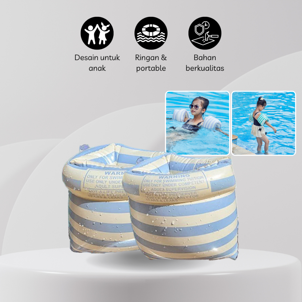 Pelampung Lengan Renang Anak Inflatable Arm Band Bahan Berkualitas