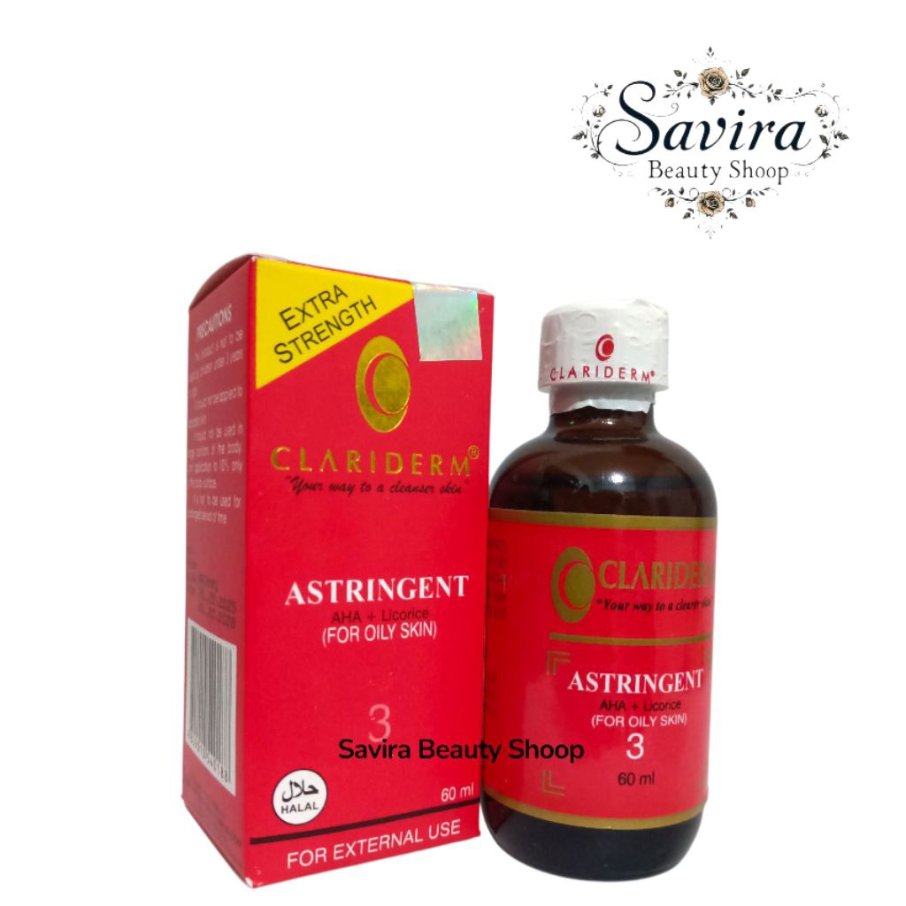 Toner Clariderm 60 ml - Toner Biasa Clariderm Astrigent