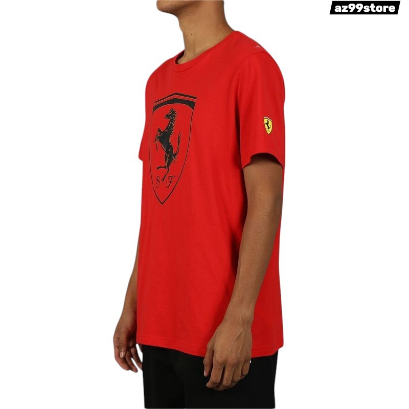 kaos pria ferrari x puma/tshirt pria puma colab ferrari cotton combed 24s