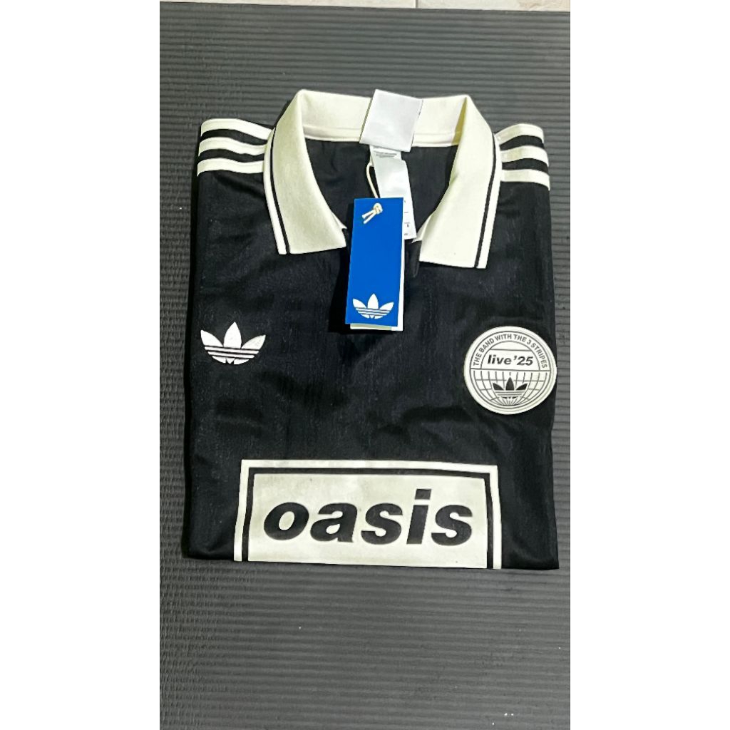Adidas x Oasis Jacquard Jersey Black