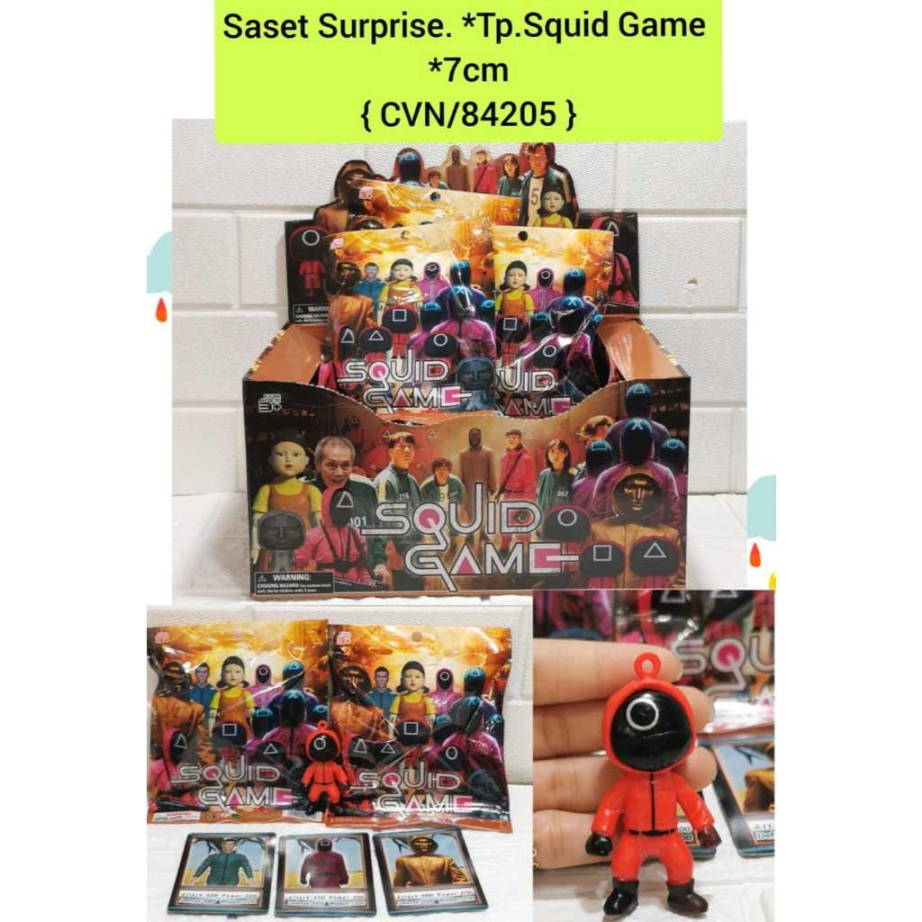 Promo Mainan Figure Squid Game Saset Surprise Isi 24