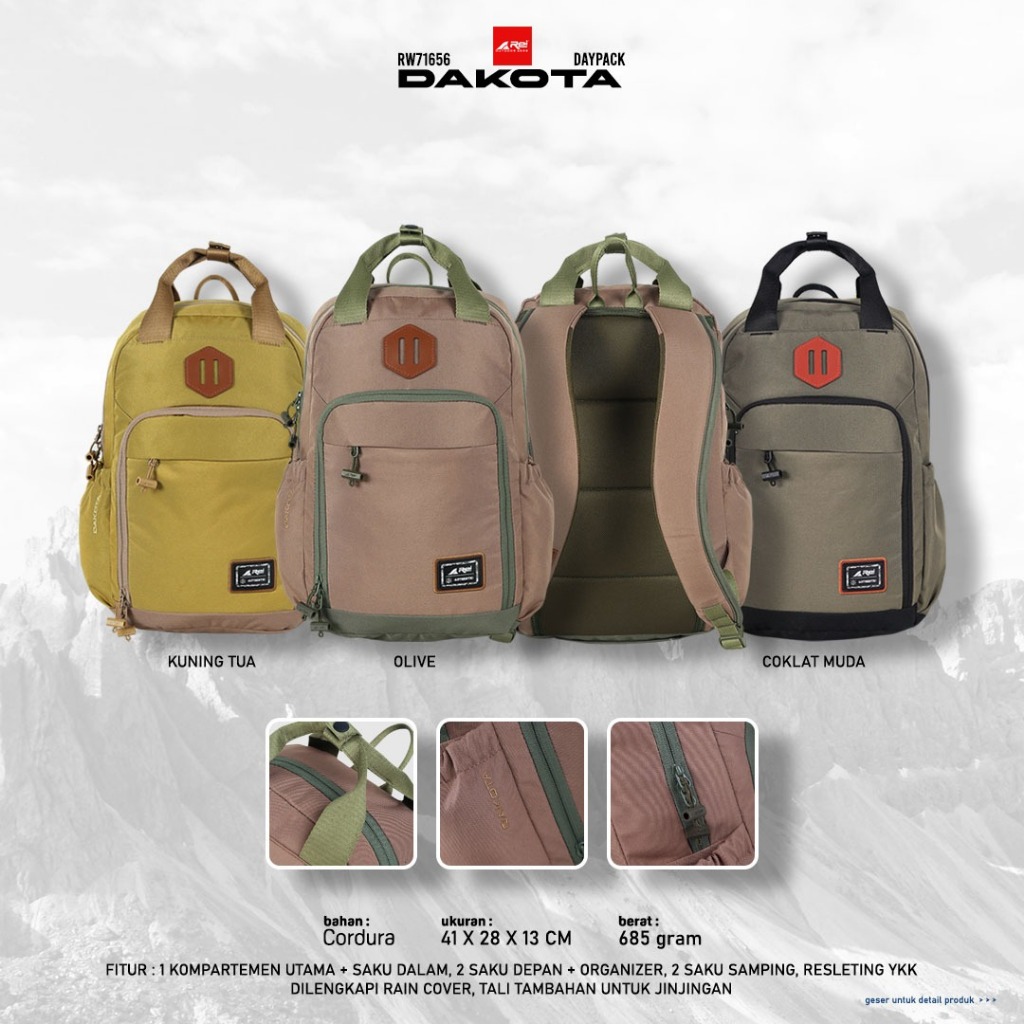 Tas Ransel Dakota Daypack Arei Outdoorgear