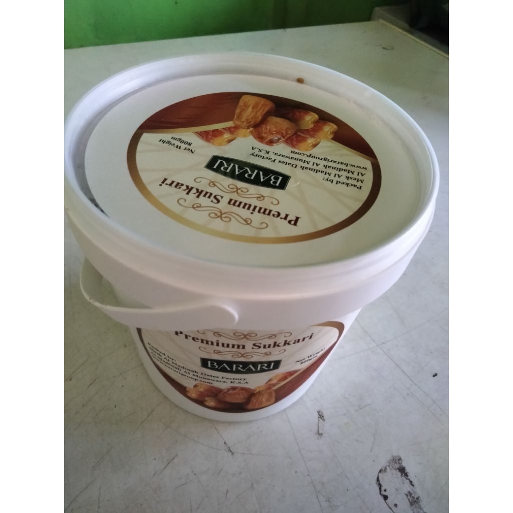 kurma/sukari ember merk barari/premium barari