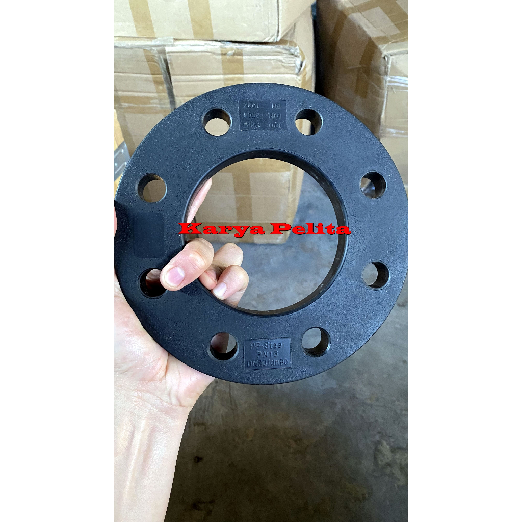 flange hdpe ukuran 90 mm / 3 inch pn 16