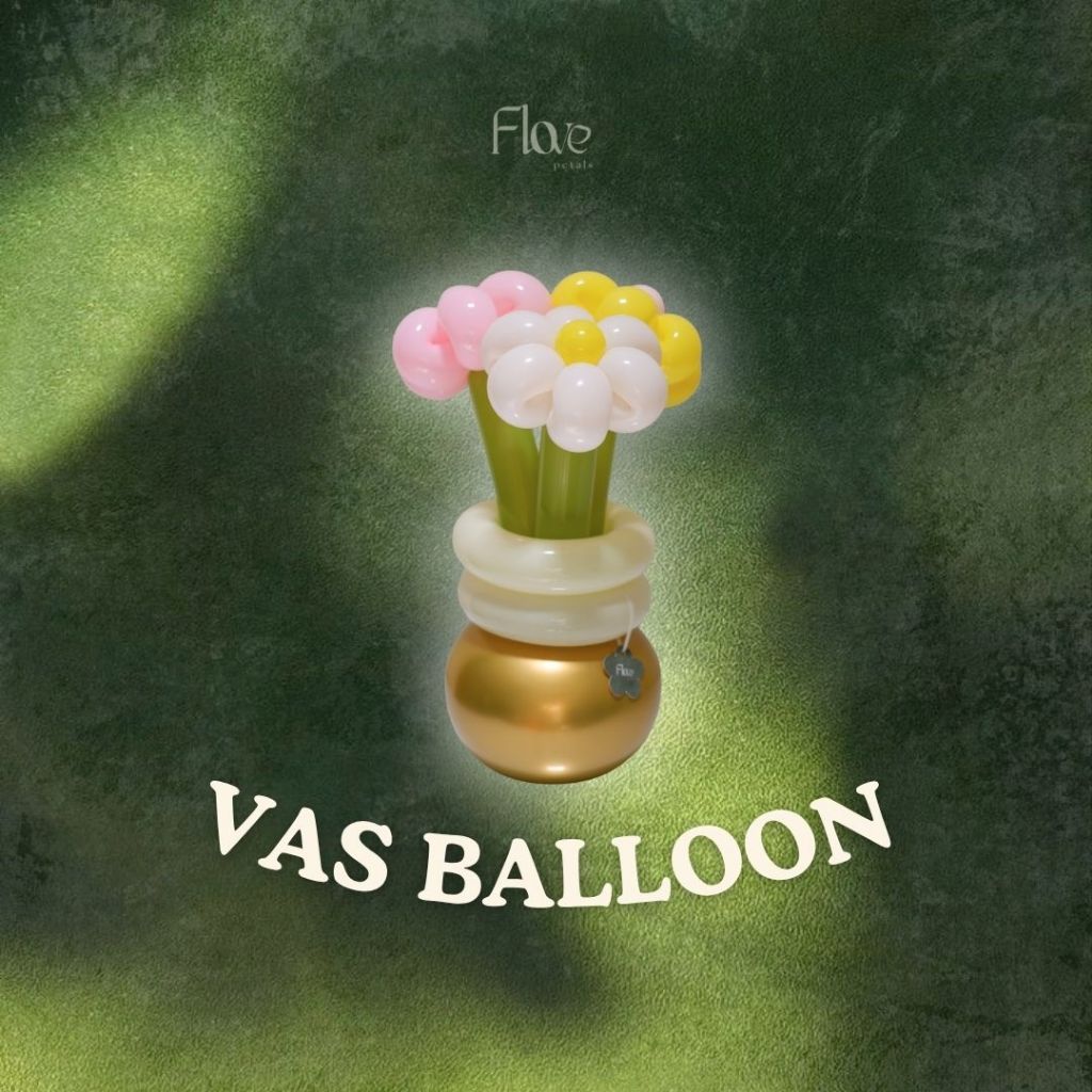 BUKET VAS BALON BANDUNG | flowers ballon | flowers ballon viral / buket bunga kekinian wisuda ulang 