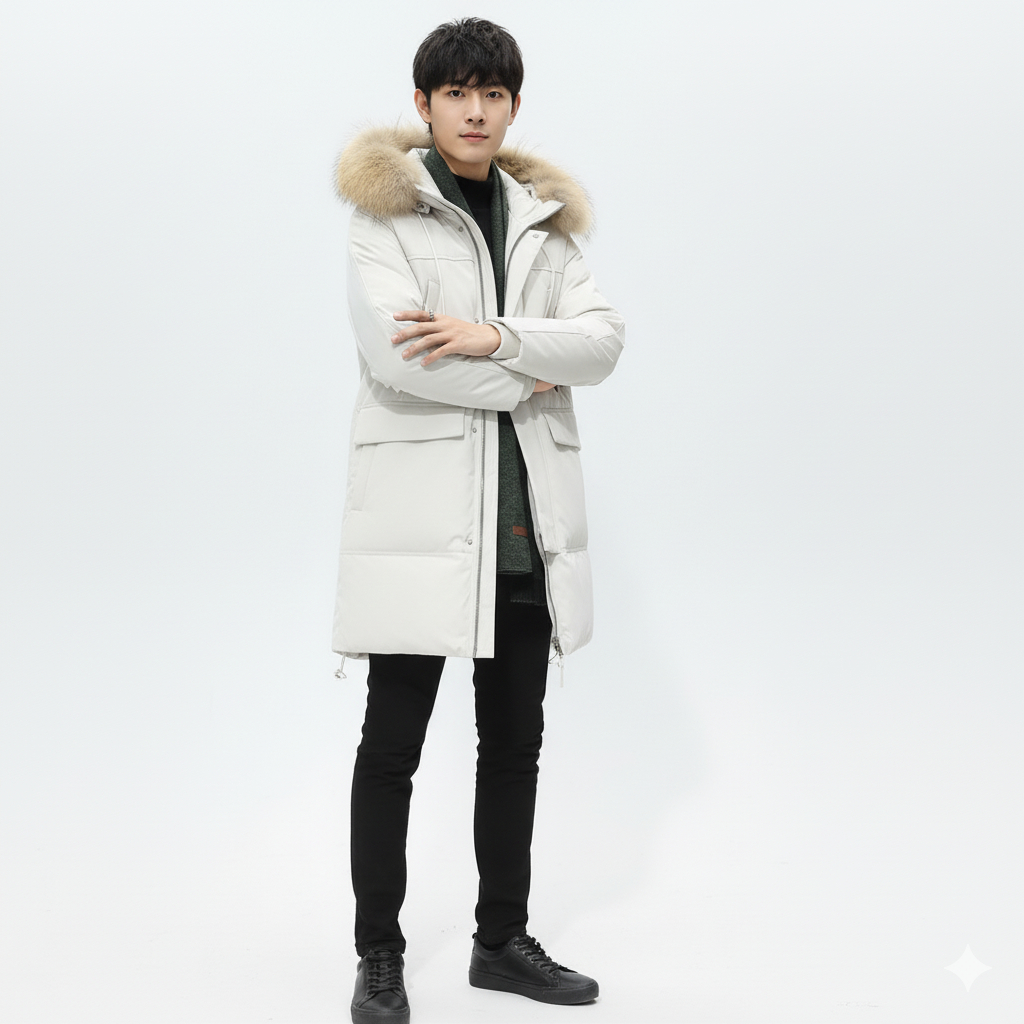 Cikal Collection Jaket Winter Parka | Jaket Bulu Korea | Jaket Pria/Wanita M - XXXL