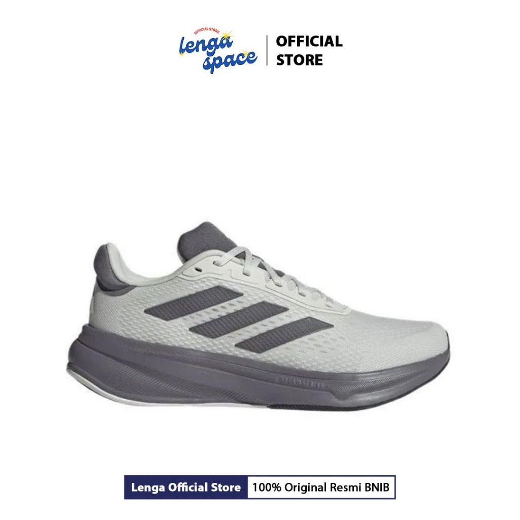 Sepatu Running Pria Response Super - Grey (JQ2525) Original