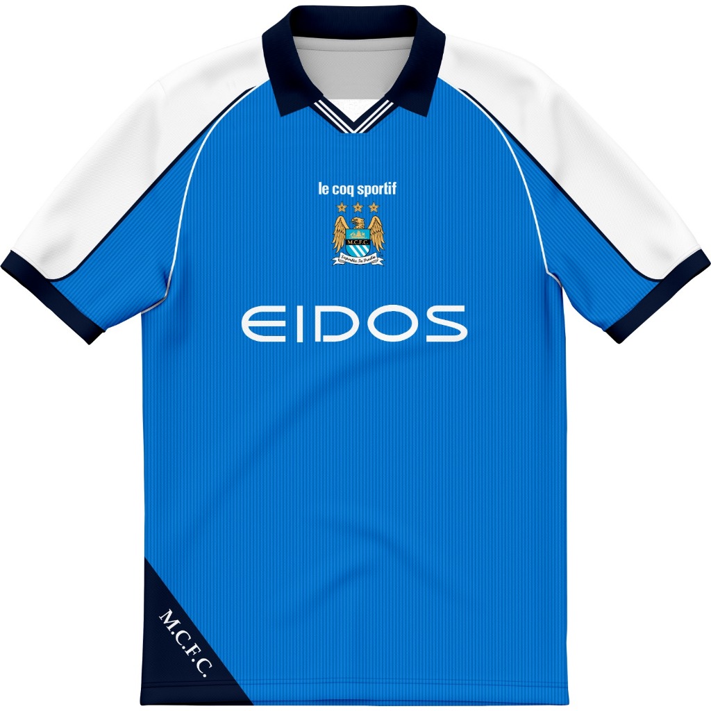 JERSEY FANTASY//BAJU BOLA RETRO// JERSEY CASUAL//RETRO MAN CITY 99//FULLPRINTING | JERSEY RETRO | JE