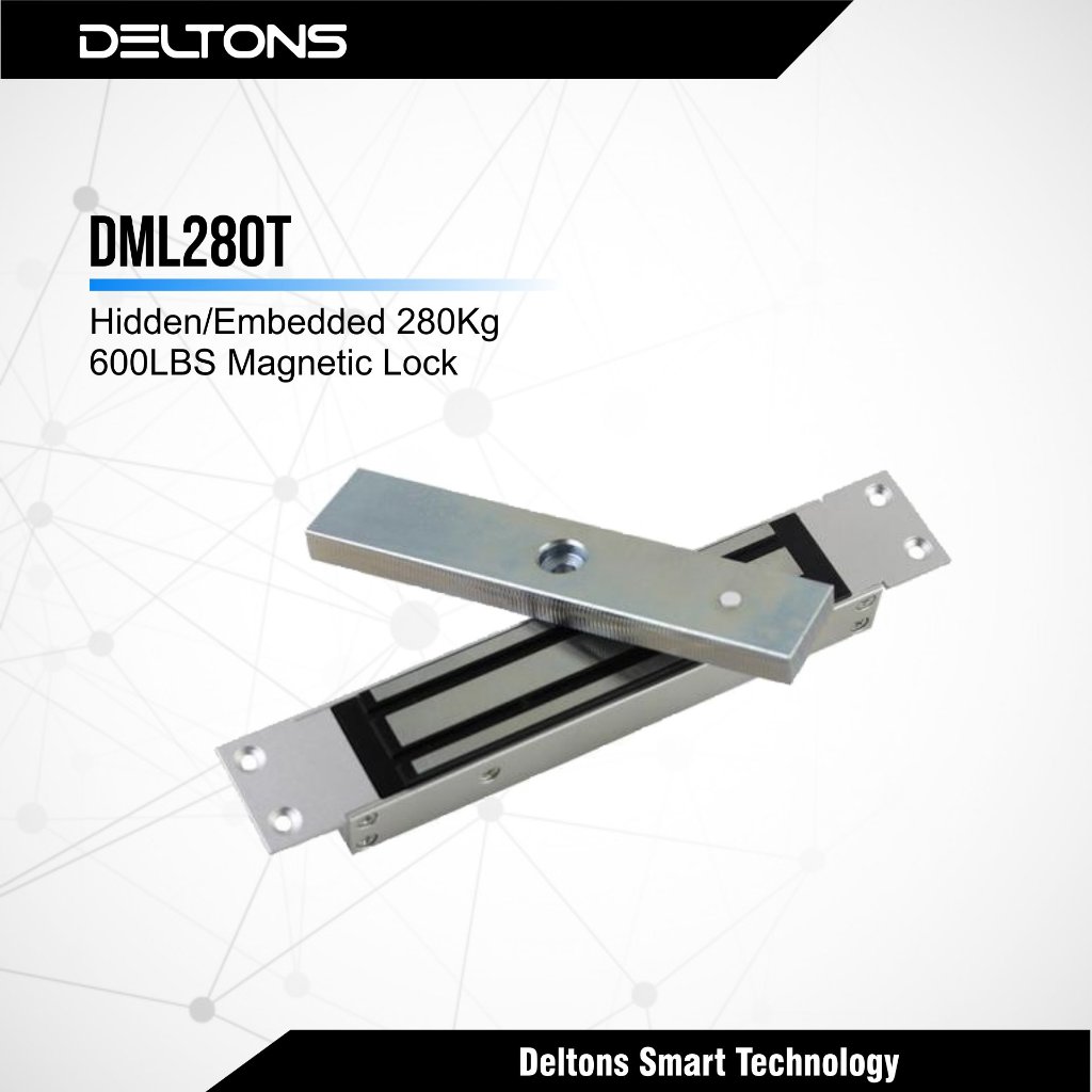 Embedded Magnetic Lock 600Lbs Hidden Em Lock Pintu Sliding 600 Lbs