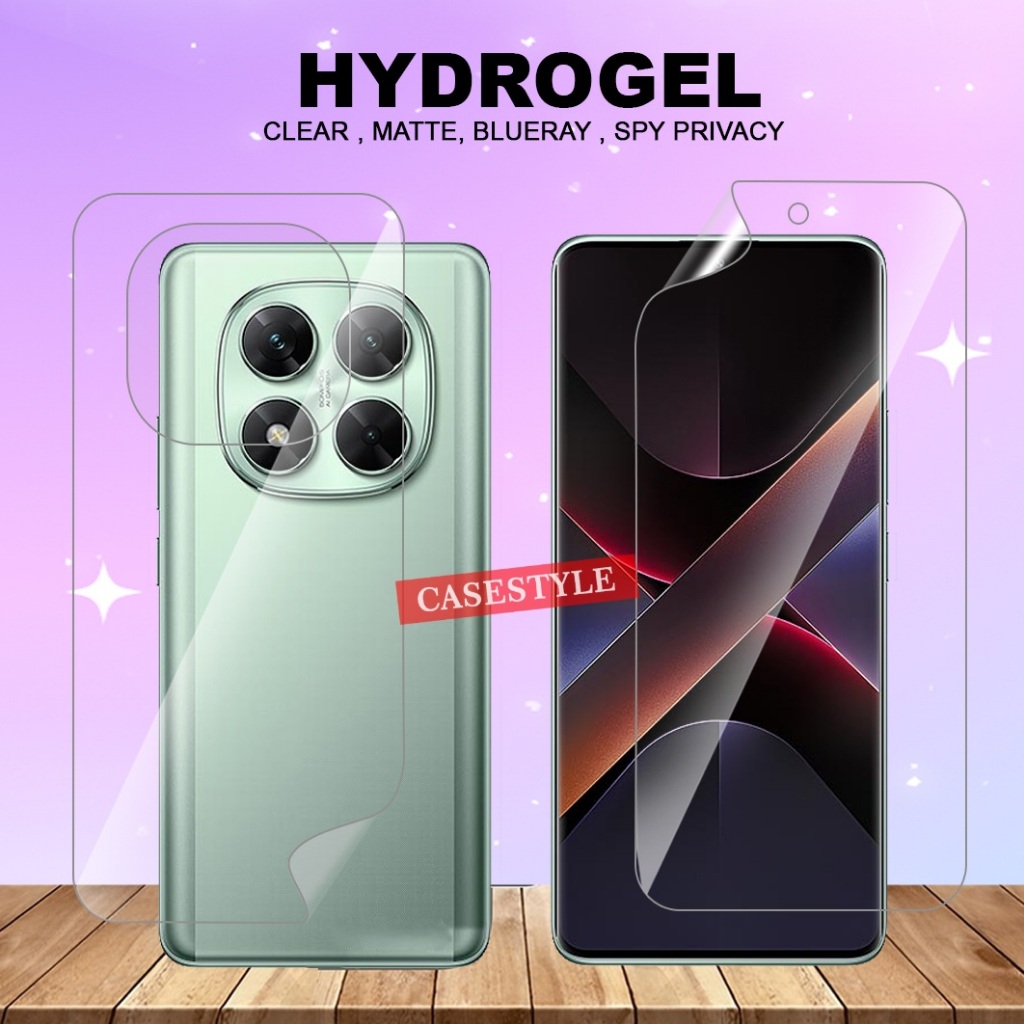 Antigores Hydrogel Poco F7 Poco F7 Pro Poco F7 Ultra Poco X7 5G Poco X7 Pro Antigores Clear Anti Gla