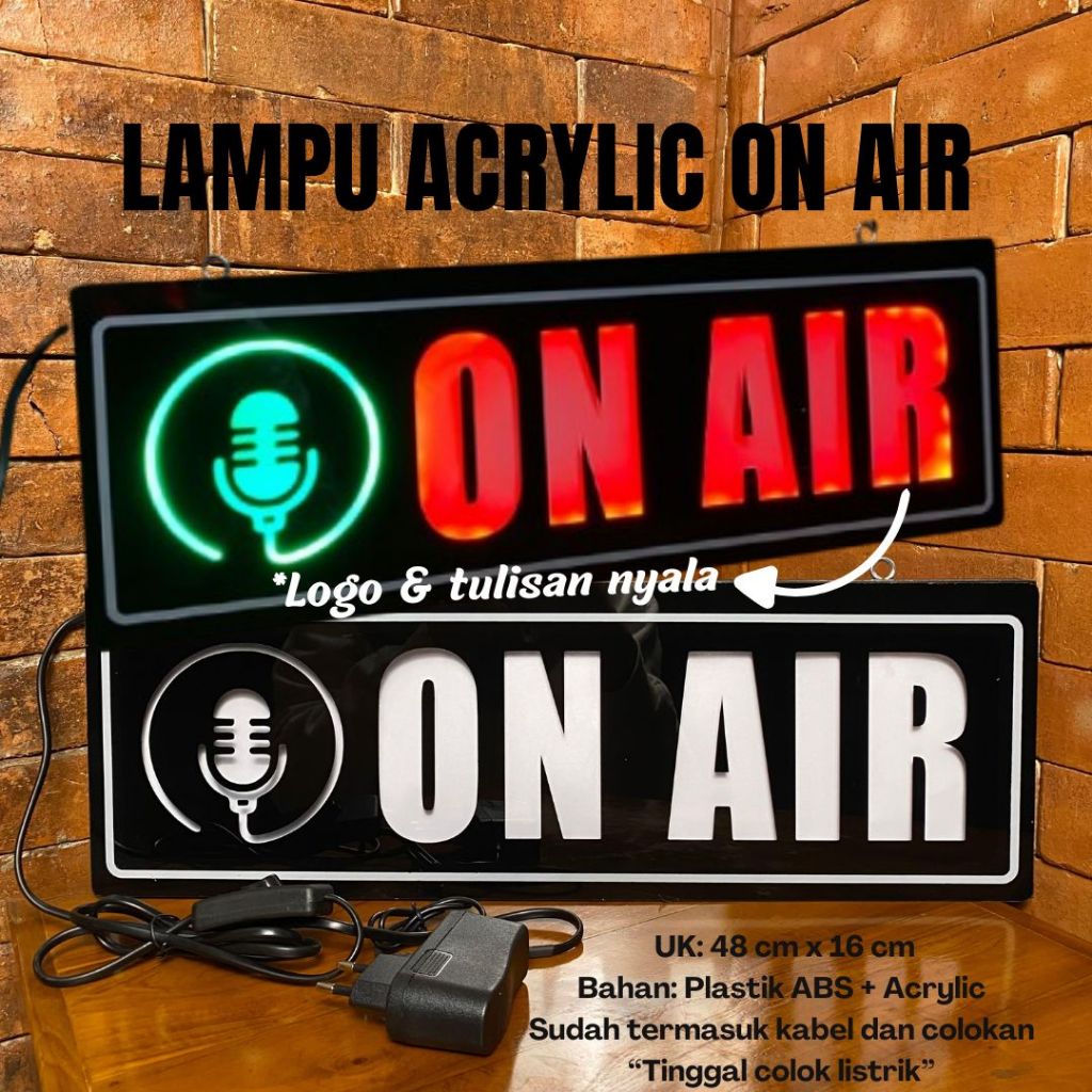 Lampu Neon Sign / Neon Box Mini Akrilik / LED Tulisan Estetik / Lampu Neon Akrilik Tulisan Penanda O