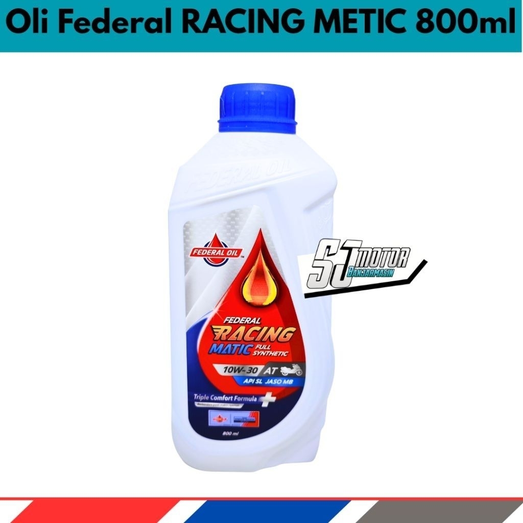 Oli Federal RACING METIC 10W-30 (800ml) Full Synthetic