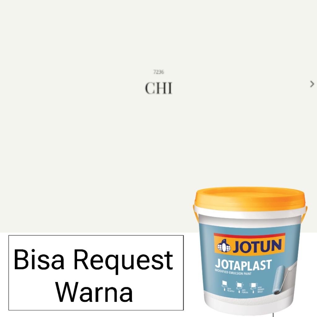 Jotun Jotaplast Interior 7236 CHI 18L (25Kg) - Cat Dinding Tembok Ekonomis